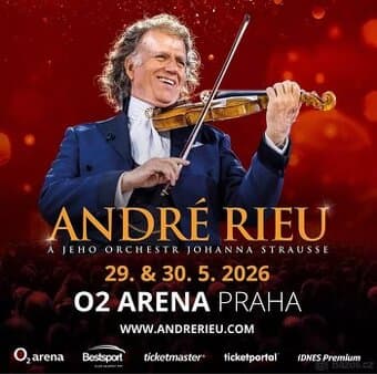 André Rieu in Prague 2026 - VIP klubové patro o2 arena