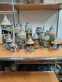 Sbírka korbelů 12 ks