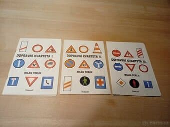 Dopravní kvarteta I., II., III.-omalovánky - 1990