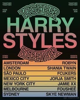 Harry Styles tour Londýn