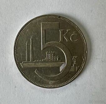 5 koruna 1938 Top
