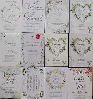 Prodám novodobé svatební oznámení