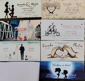 Prodám svatební oznámení