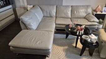 Kožená rohová sedačka - NOVÁ CENA