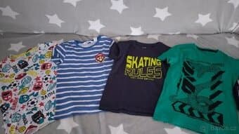 4x tričko s krátkým rukávem