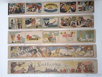 5x Retro pohádky do promítačky ČSSR