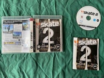 PS3 Skate 2 CZ obal a manuál