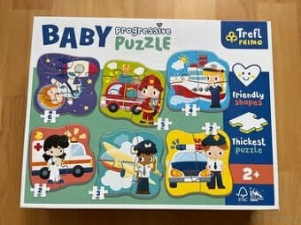Dětské puzzle Baby povolání a vozidla - TREFL