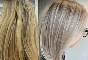 Stříbrné  MASKY NA VLASY. VÝHODNÉ BALENÍ: 1000 ml