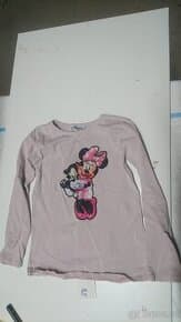 tričko Minnie dl.rukáv 6-7 let