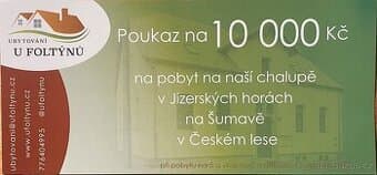 Poukaz na ubytování u Foltynů