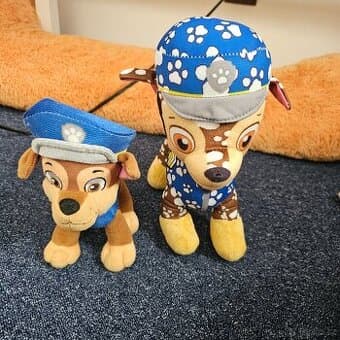 Plyšové hračky Tlapková patrola, Bing, Prasátko Pepa atd