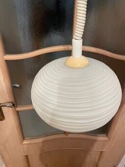 Závěsné stropní světlo / lustr – skleněné stínidlo