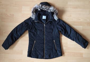 Dívčí černá bunda Lindex vel. 146-152