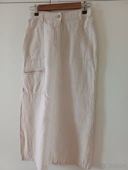 Sukně ze lnu vel. 36/S