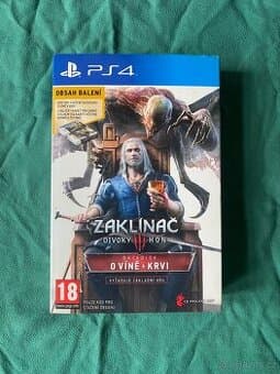 PS4 Zaklínač 3 Divoký Hon O víně a krvi RARE
