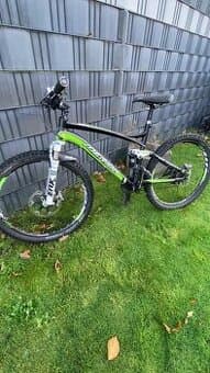 Merida one-twenty XT edition černo-zelený málo jety rám 20