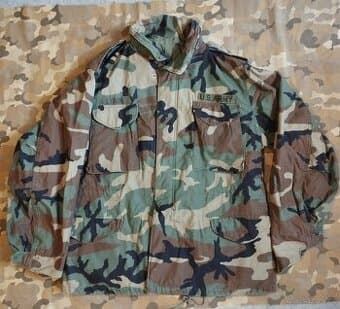 US army bunda m65 woodland LR