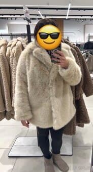 Prodám dámský kabát / kožíšek Mohito