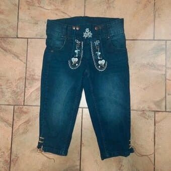 Dámske Lederhosen džínsovė šortky , vel. M