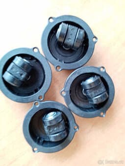 Pojezdová kolečka 4 kusy