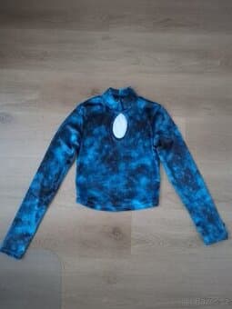 Modrý/zelený top s dlouhými rukávy - FB Sister, velikost S