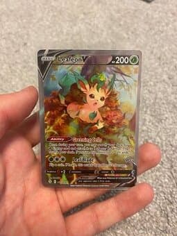 Pokémon karta Leafeon V