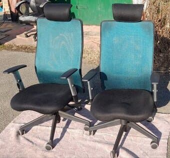 KANCELÁŘSKÉ ŽIDLE - 6 KUSŮ viz FOTA - ZÁRUKA