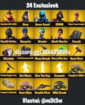 vymněním nebo Prodám TOP fortnite rare účet.