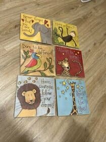 6ks obrazku v ramech