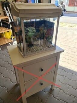 Akvárko s osvětlením, 28l - komplet