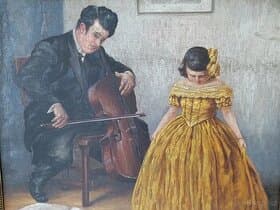 J.Šustek olej na desce