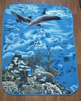 Nová fleecová deka moře