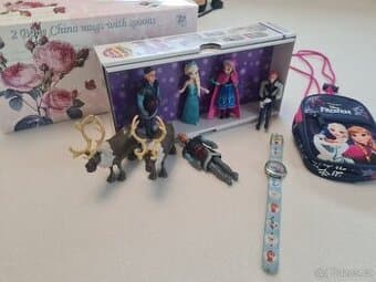 Figurky Frozen  + hodinky a kabelka