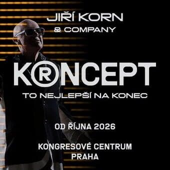 Dvě vstupenky - Jiří Korn - koncert - Korncept, 17.10.26