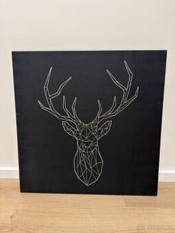 IKEA Obraz jelen 56,5x56,5