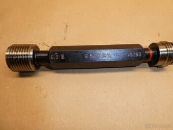 Závitový mezní trn - kalibr trubkový