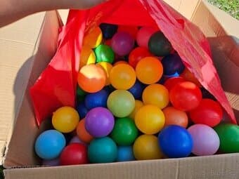 Dětské balónky do pokojíčku 200 ks