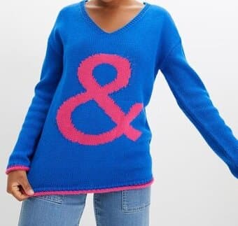 Modrý svetr bon Prix L