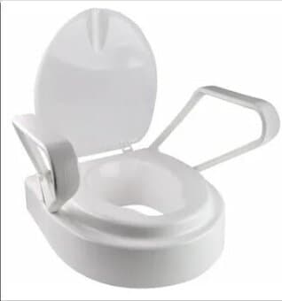 Zvýšený sedák na wc s madly