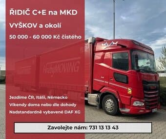 Nabídka práce: Řidič/ka MKD.