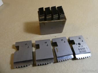 Závitové čelisti radiální do hlavy ZHA Herbert