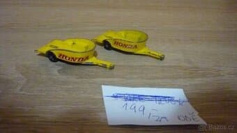 MATCHBOX RW HONDA 2 X - KUSY VOZÍKU CENA ZA OBA