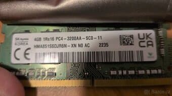 RAM 4GB DDR4 SO-DIMM 3200MHz SK hynix (HMA851S6DJR6N-XN)