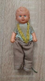 Panenky, chlapeček, retro, hračky, vintage