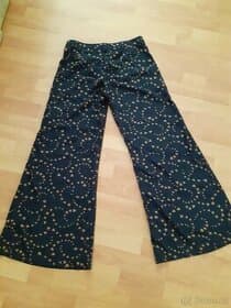 Letní široké lehoučké kalhoty velikosti S