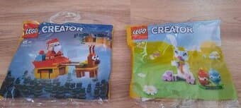 NOVÉ Lego polybagy Creator vánoční a velikonoční