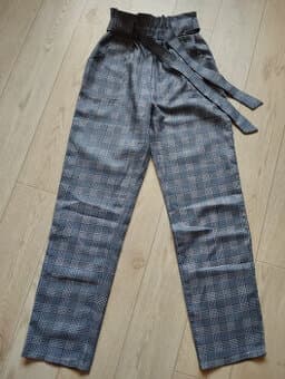 Kostkované kalhoty vel.36/38 // S-M