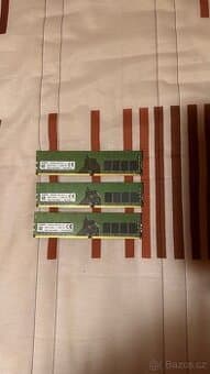 Prodám operační paměť 3x8GB DDR4 2400 MHz značky Kingston.