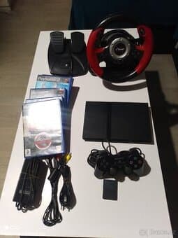 PS2 Slim + příslušenství ze soukromé sbírky